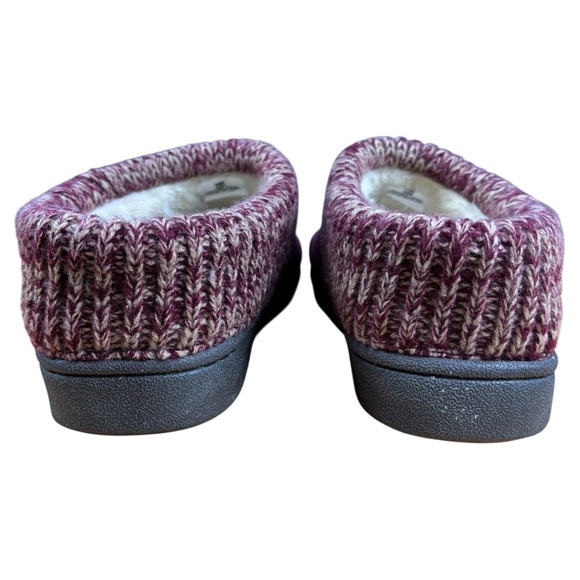 EUC The Vermont Country Store Women's Suede Slipper Clogs With Ragg Cuffs Sz 7M - Picture 7 of 10